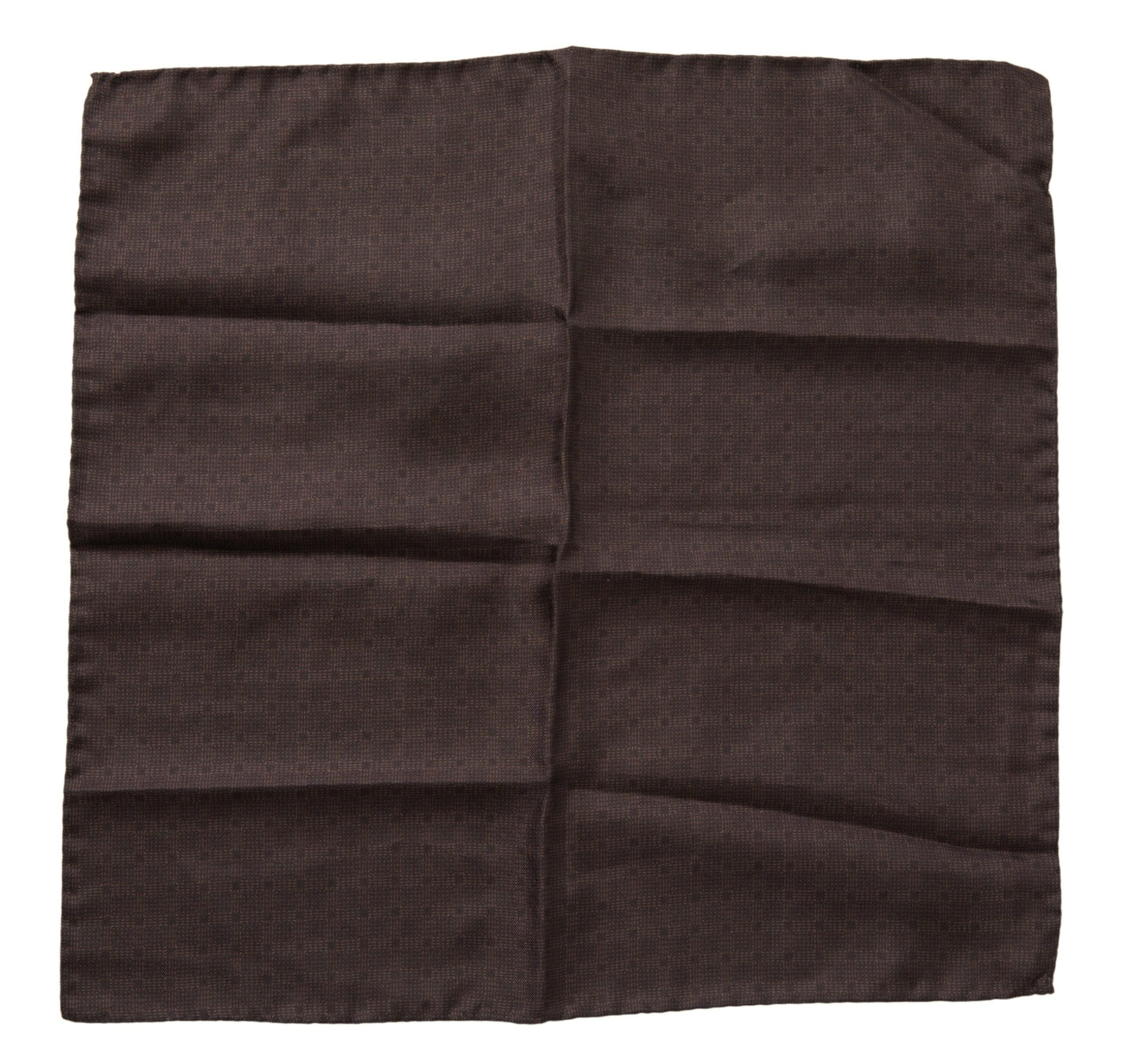 Dolce & Gabbana Elegant Silk Men’s Square Scarf in Rich Brown