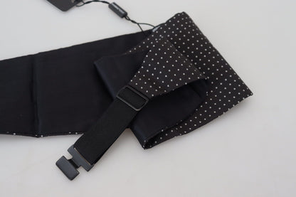 Dolce & Gabbana Elegant Silk Polka Dot Cummerbund - IT52 | L