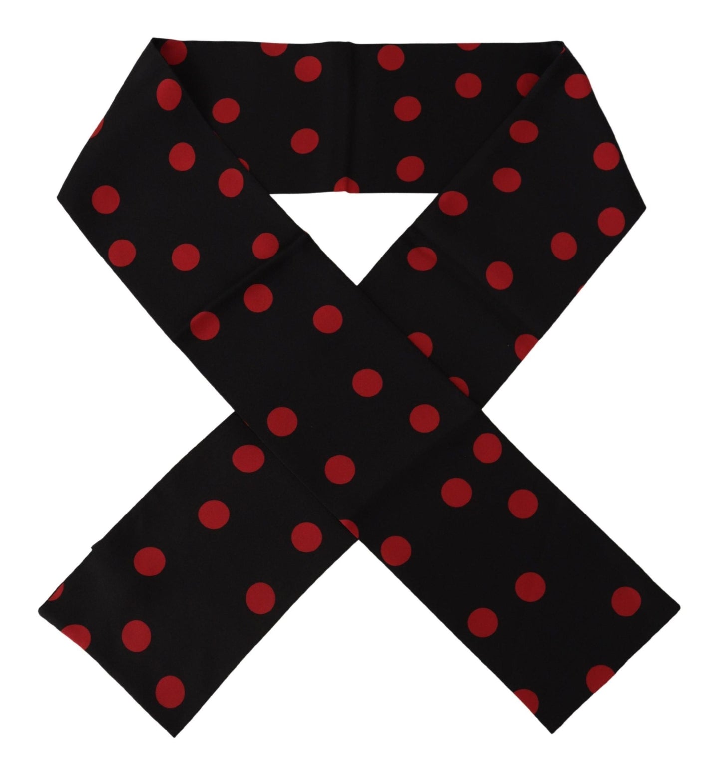 Dolce & Gabbana Elegant Silk Polka Dot Men’s Scarf