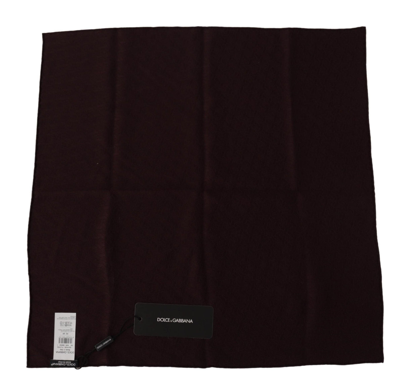 Dolce & Gabbana Elegant Silk Square Men’s Scarf