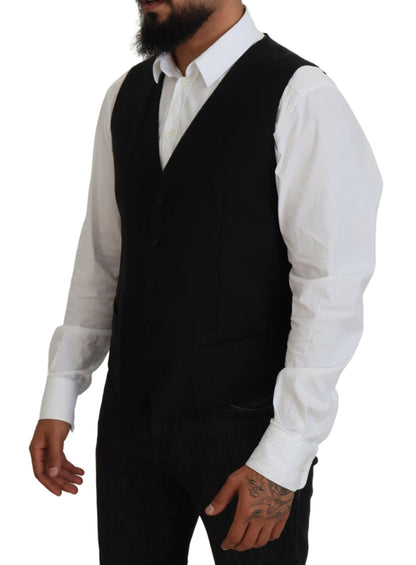 Dolce & Gabbana Elegant Single Breasted Formal Vest - IT52 | L