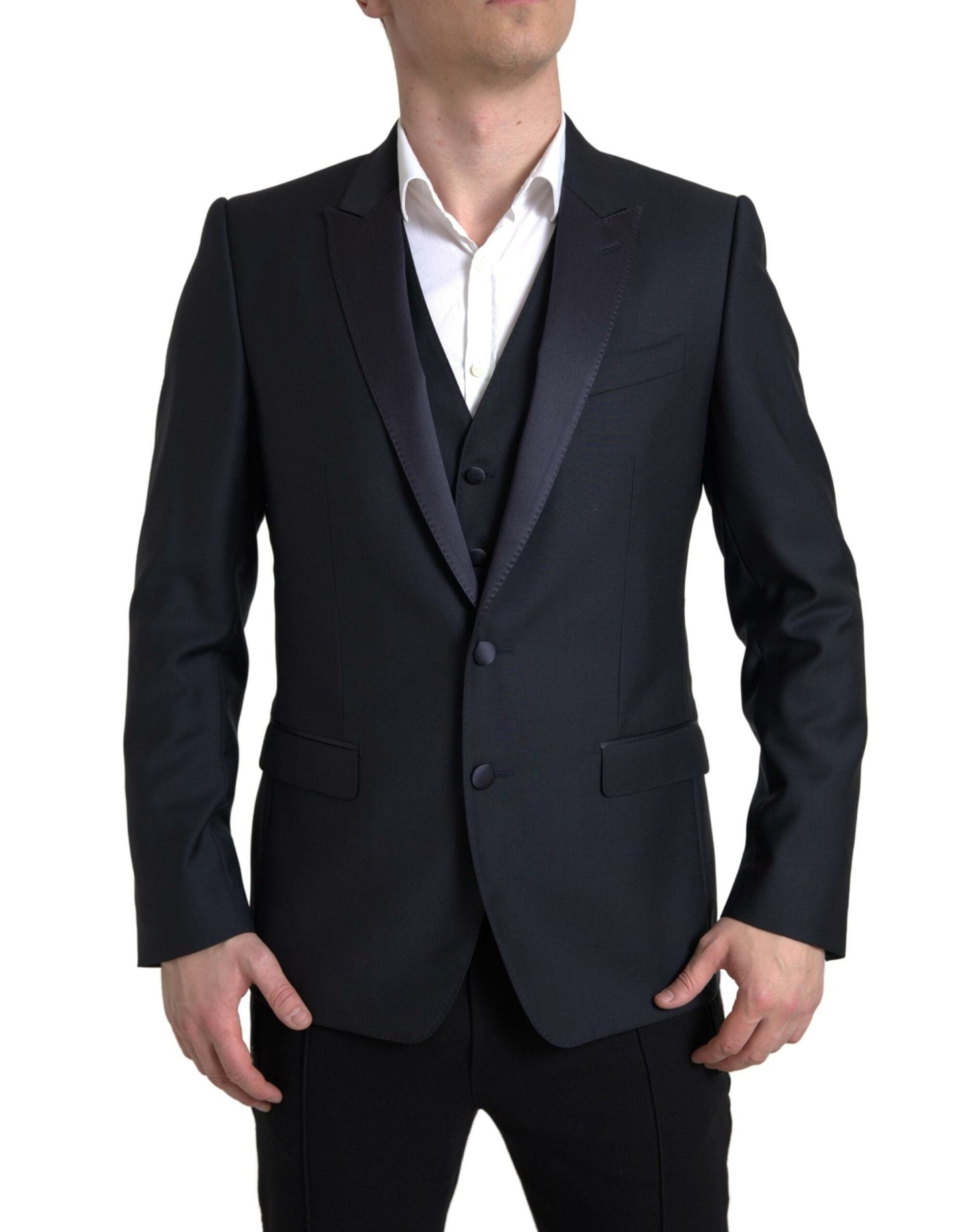 Dolce & Gabbana Elegant Slim Fit Two-Piece Martini Suit - IT50 | L