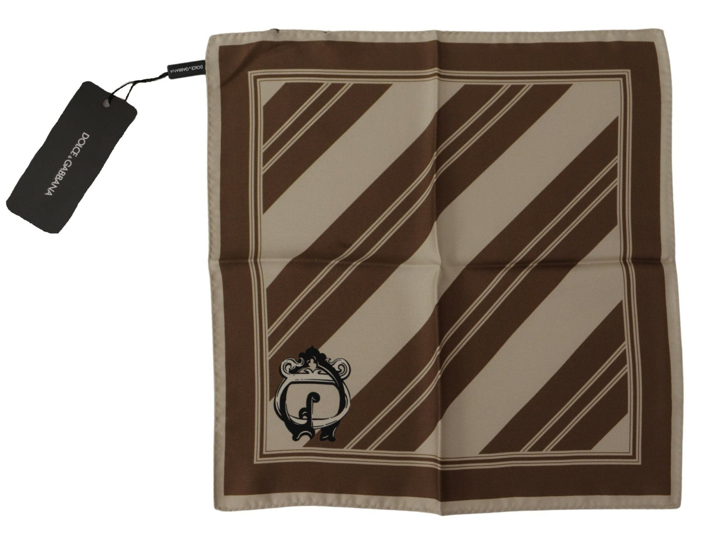 Dolce & Gabbana Elegant Striped Silk Men’s Scarf