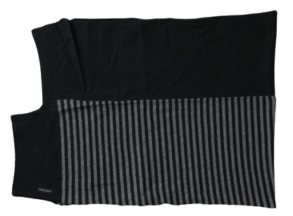 Dolce & Gabbana Elegant Striped Wool Blend Men’s Scarf