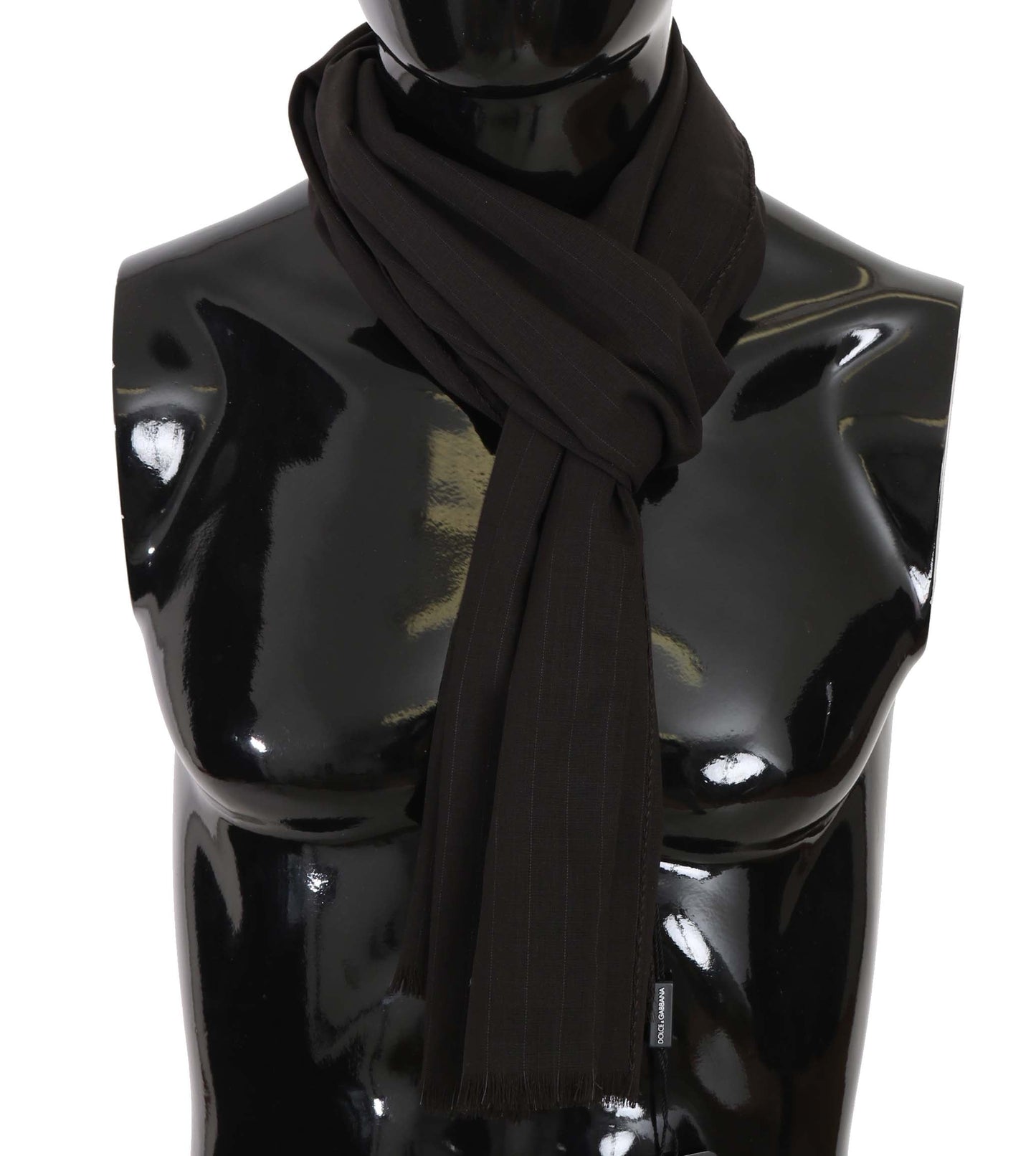 Dolce & Gabbana Elegant Striped Wool Men’s Scarf