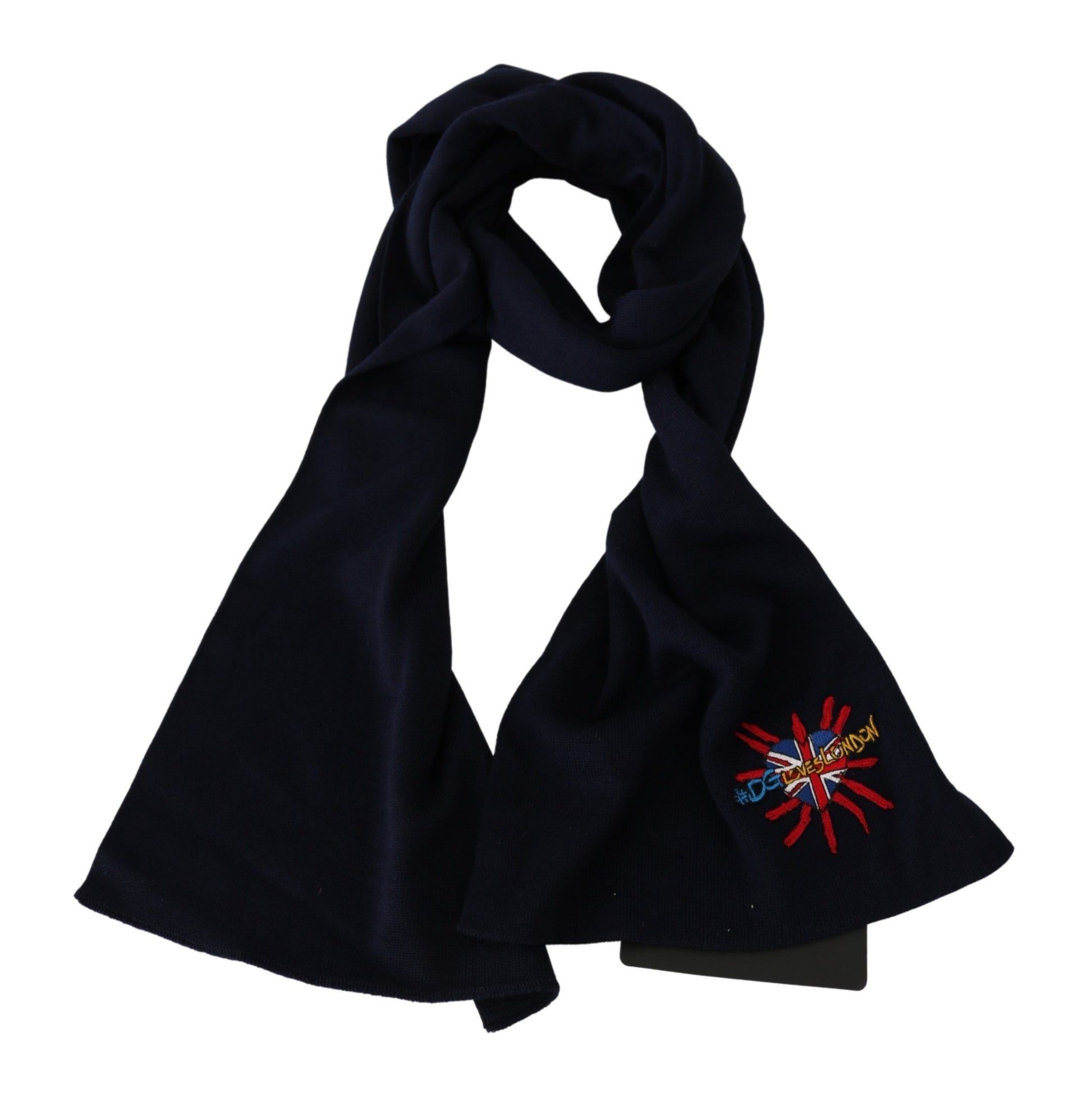 Dolce & Gabbana Elegant Virgin Wool Men’s Scarf