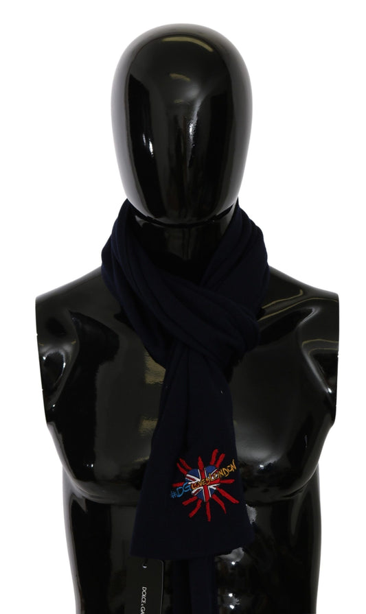 Dolce & Gabbana Elegant Virgin Wool Men’s Scarf