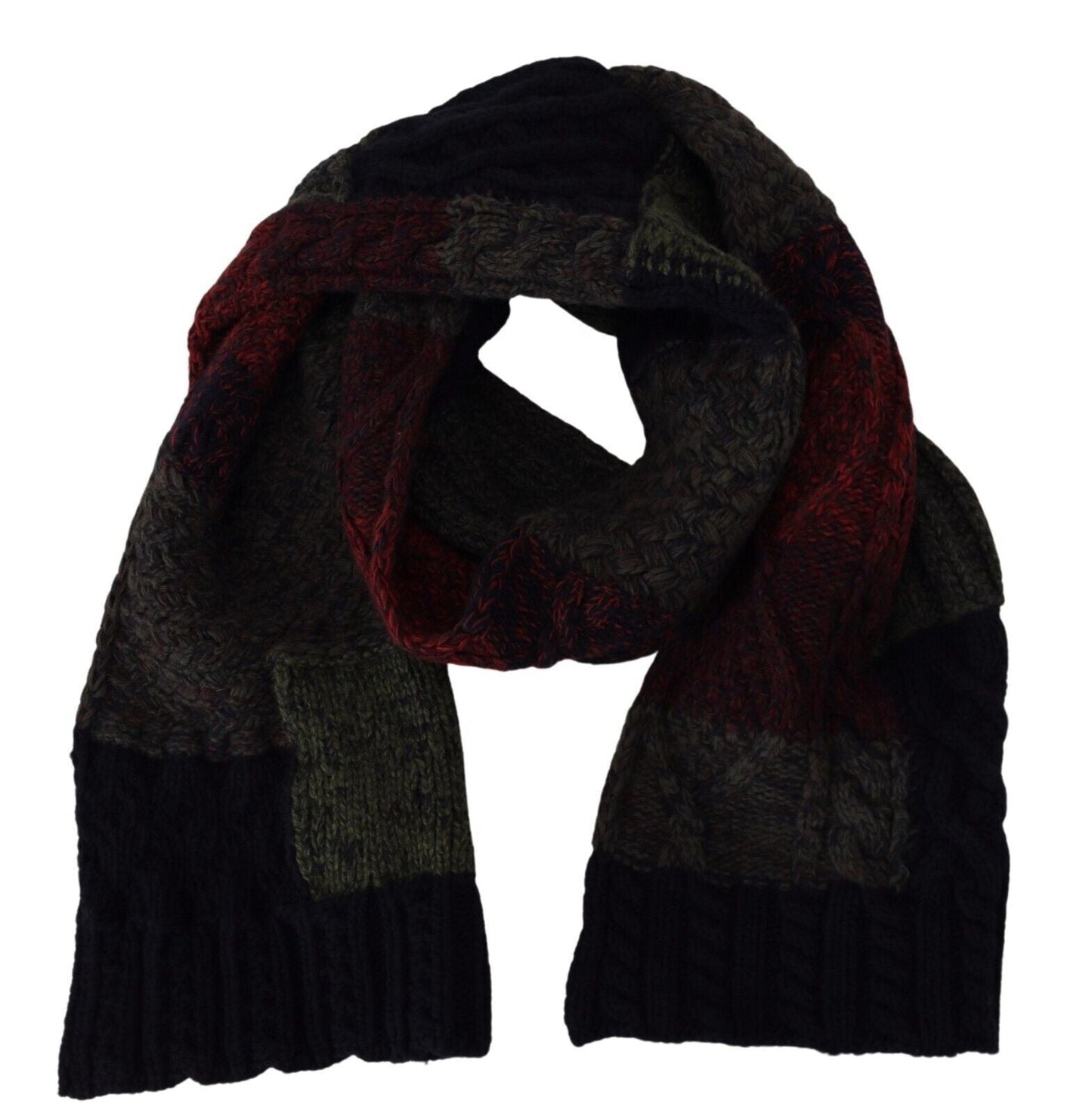 Dolce & Gabbana Elegant Wool-Cashmere Men’s Scarf