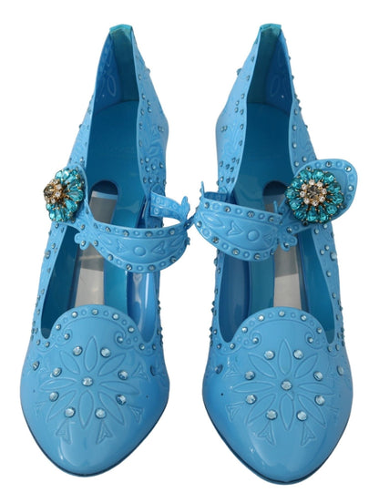 Dolce & Gabbana Enchanting Crystal Cinderella Pumps - EU40/US9.5