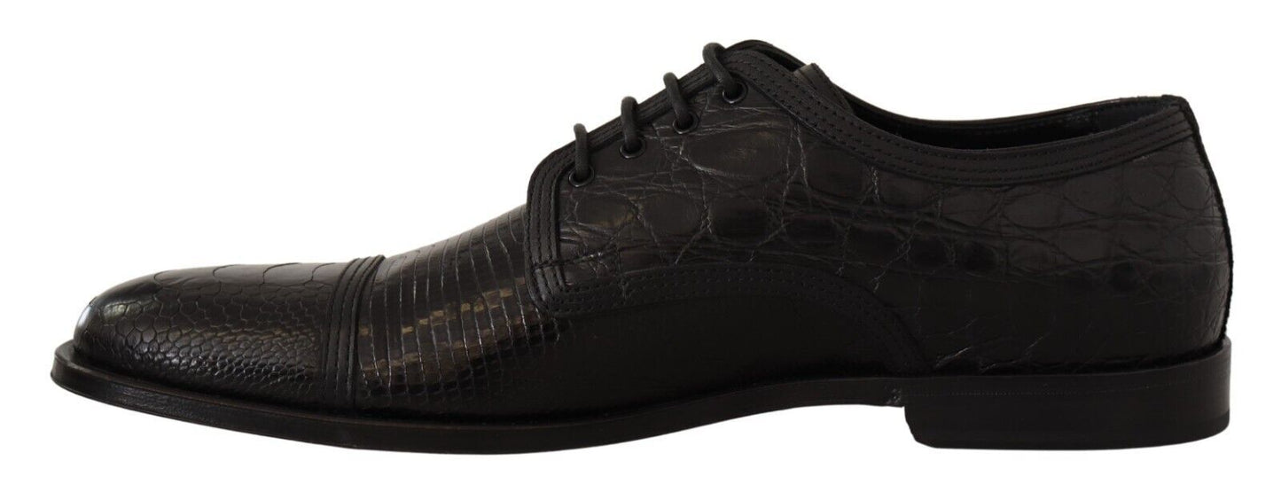 Dolce & Gabbana Exotic Leather Formal Lace-Up Shoes - EU44/US11