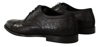 Dolce & Gabbana Exotic Leather Formal Lace-Up Shoes - EU44/US11