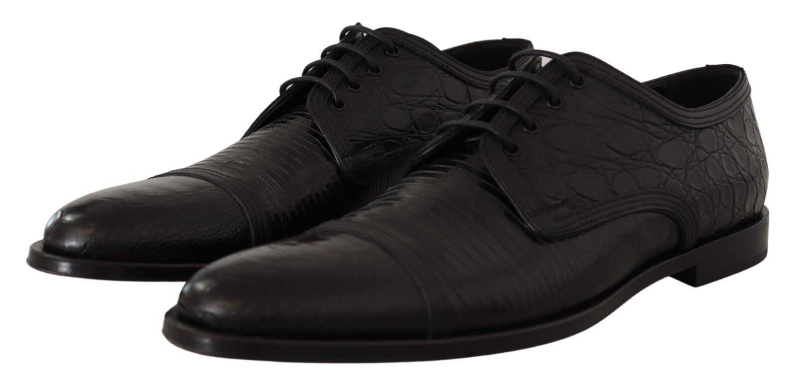 Dolce & Gabbana Exotic Leather Formal Lace-Up Shoes - EU44/US11