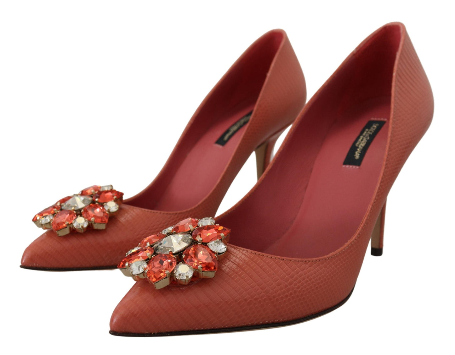 Dolce & Gabbana Exotic Leather Heels Pumps in Pink - EU37.5/US7