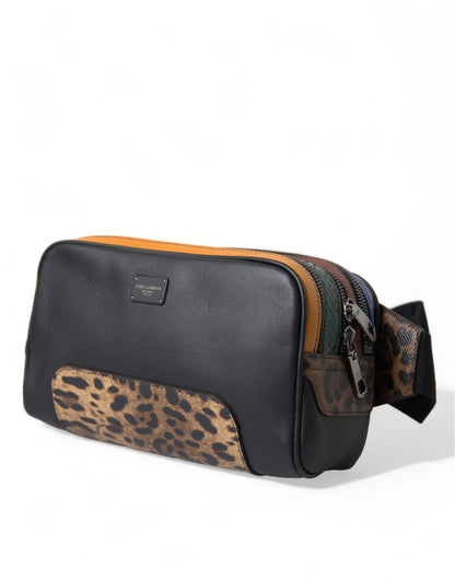 Dolce & Gabbana Exotic Leather Leopard Belt Bag