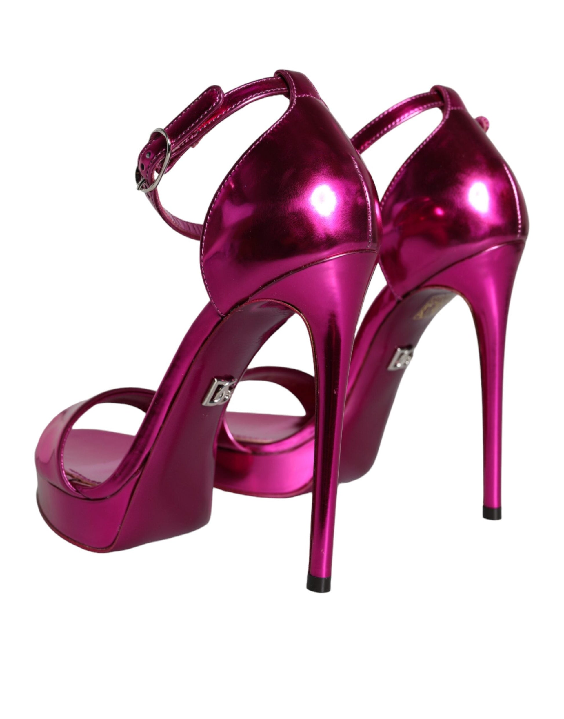 Dolce & Gabbana Fuchsia KEIRA Heels Ankle Strap Sandals Shoes - EU37/US6.5