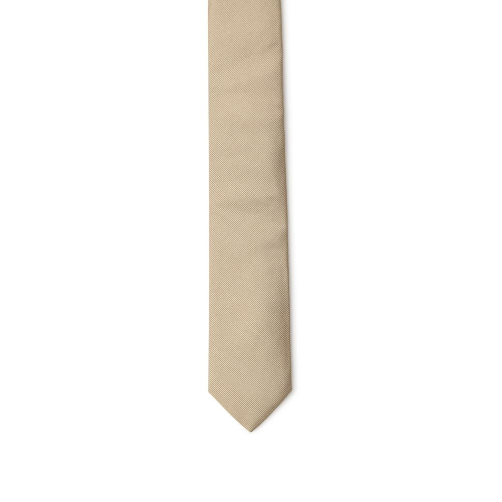 Dolce & Gabbana Gold Silk Ties & Bowty - 6 cm