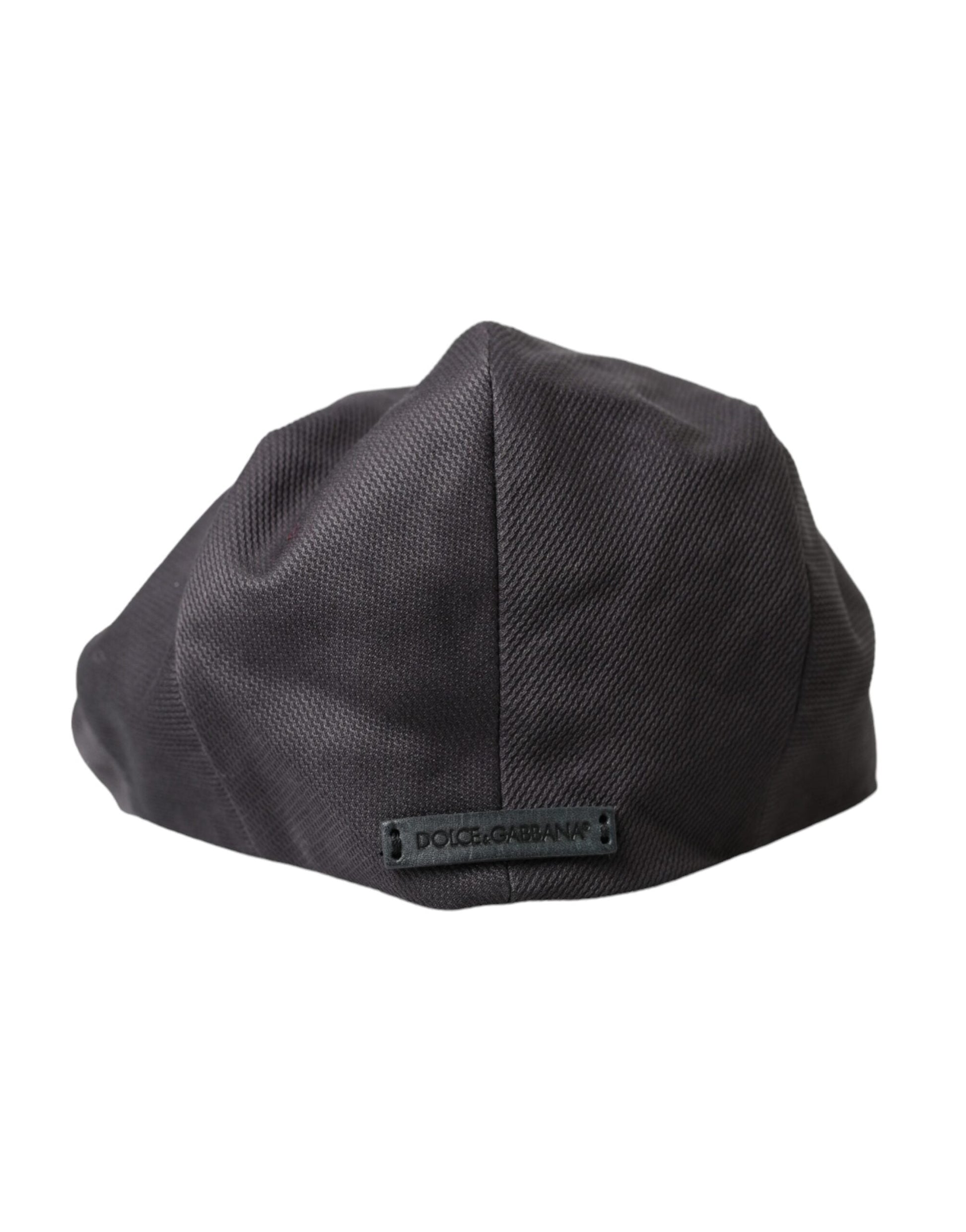 Dolce & Gabbana Gray Cotton Cloth Newsboy Hat Men - 58 cm|M