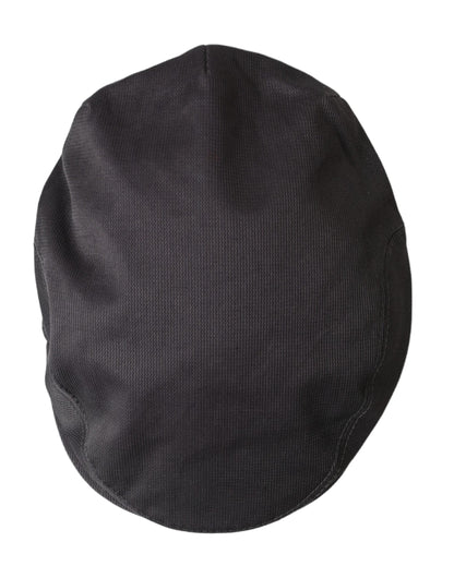 Dolce & Gabbana Gray Cotton Cloth Newsboy Hat Men - 58 cm|M