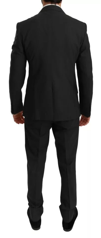 Dolce & Gabbana Gray Wool Slim Fit 2 Piece MARTINI Suit - IT48 | M