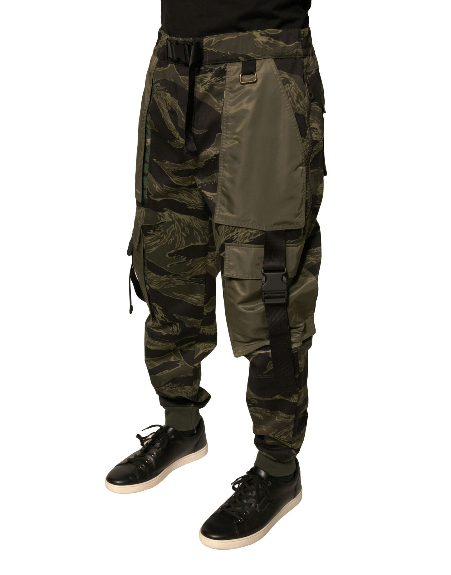 Dolce & Gabbana Green Cotton Jogger Cargo Pants - IT50 | L