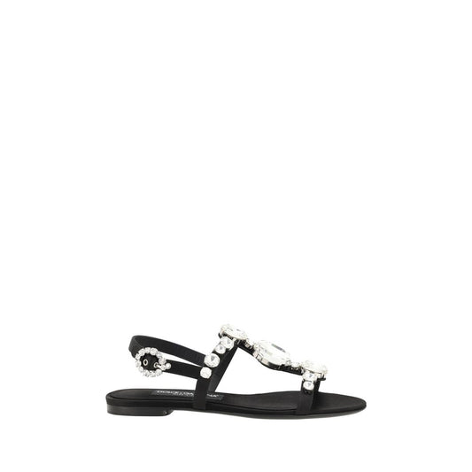 Dolce & Gabbana Jeweled Sandals - EU38/US8