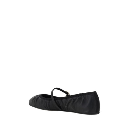 Dolce & Gabbana Leather Ballerinas - EU36/US6