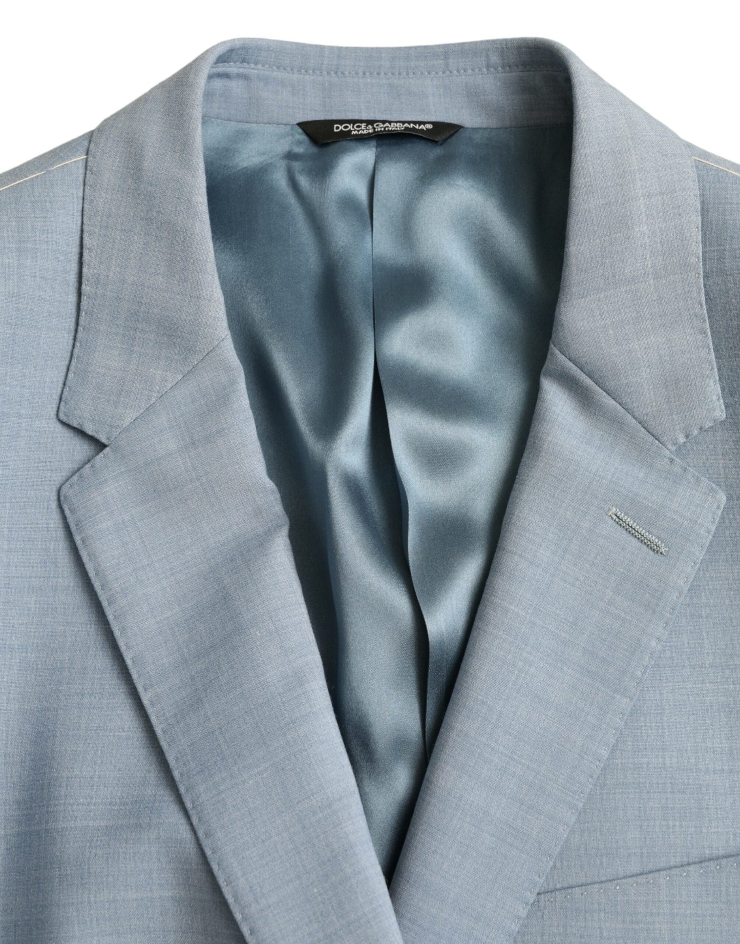 Dolce & Gabbana Light Blue Polyester MARTINI Formal 2 Piece Suit - IT54 | XL