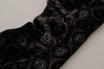 Dolce & Gabbana Luxurious Brown Silk-Blend Men’s Scarf