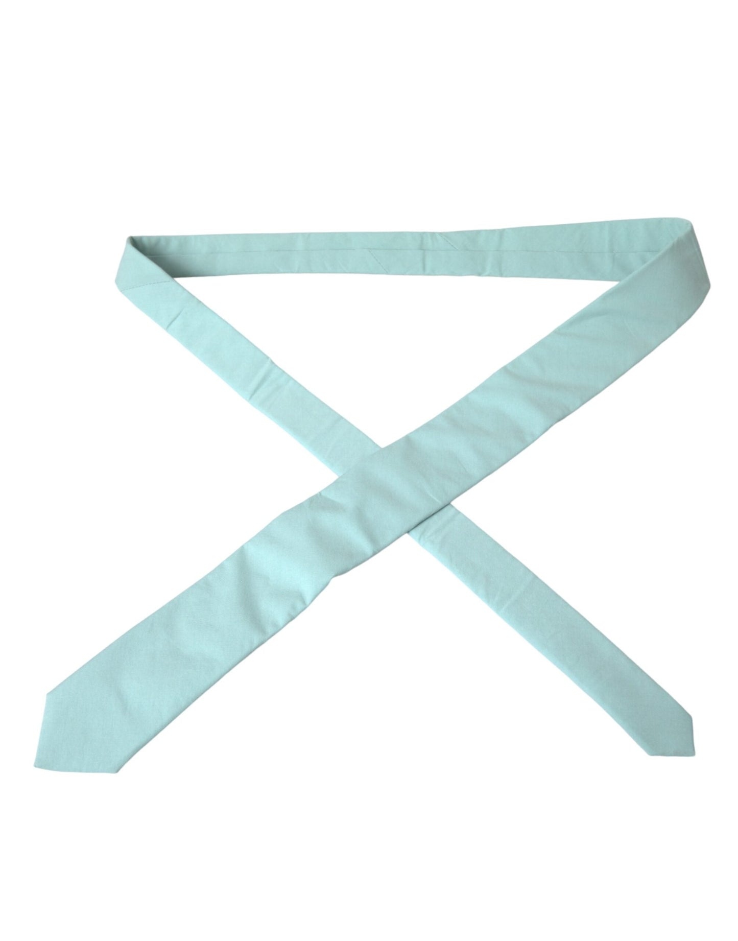 Dolce & Gabbana Mint Green Cotton Adjustable Tie