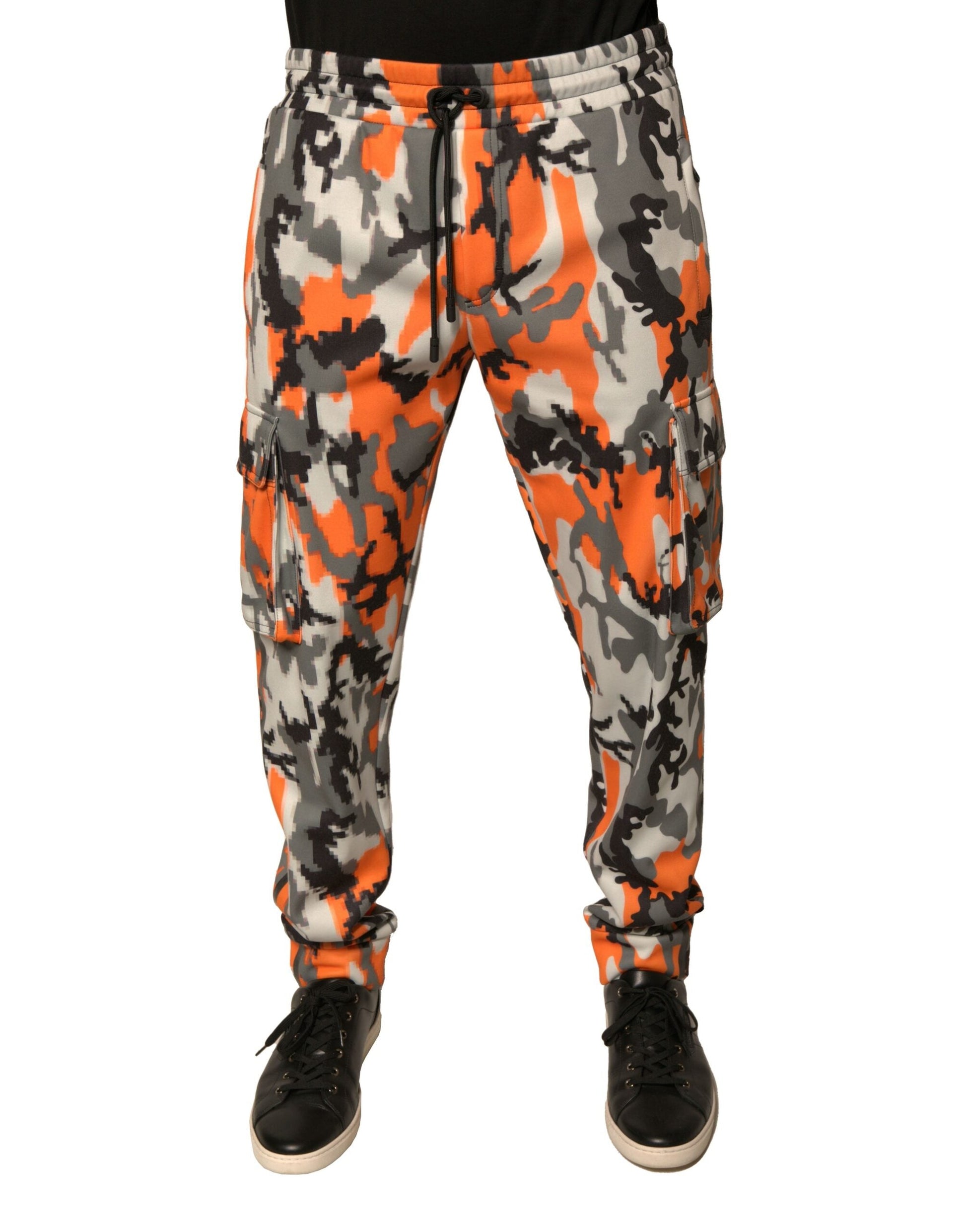 Dolce & Gabbana Multicolor Camouflage Cargo Jogger Pants - IT50 | L