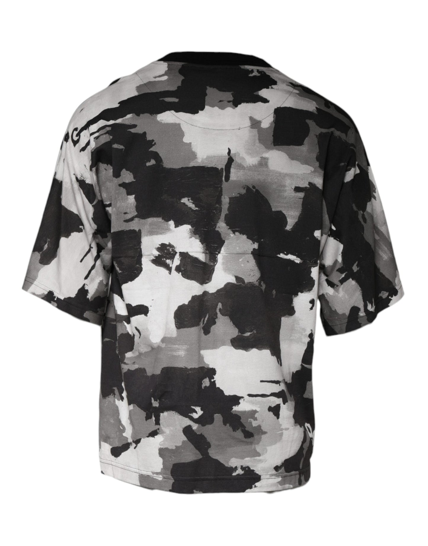 Dolce & Gabbana Multicolor Camouflage Cotton Crewneck T-shirt - IT50 | L