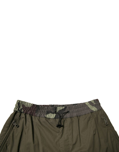 Dolce & Gabbana Multicolor Camouflage Jogger Cargo Pants