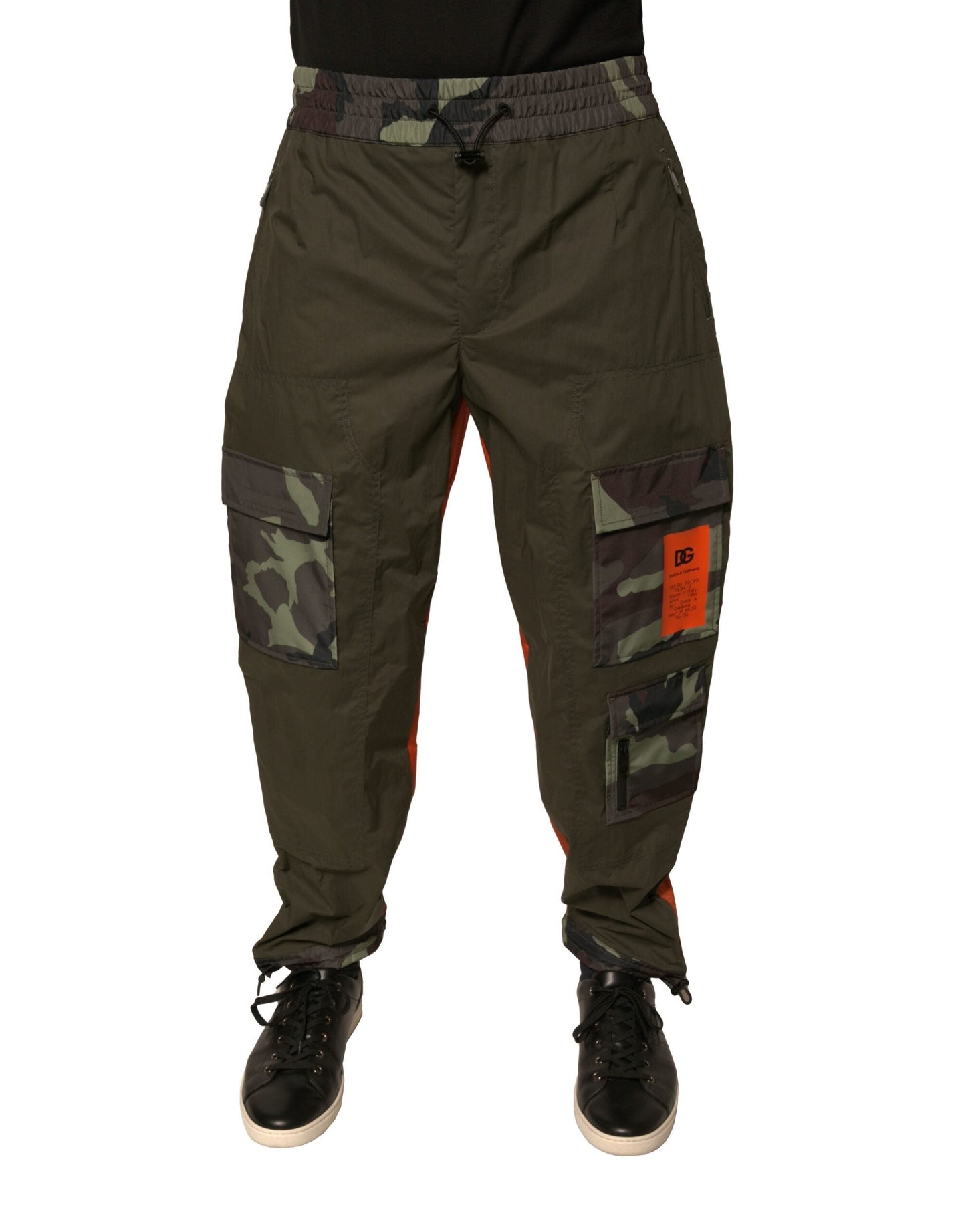 Dolce & Gabbana Multicolor Camouflage Jogger Cargo Pants