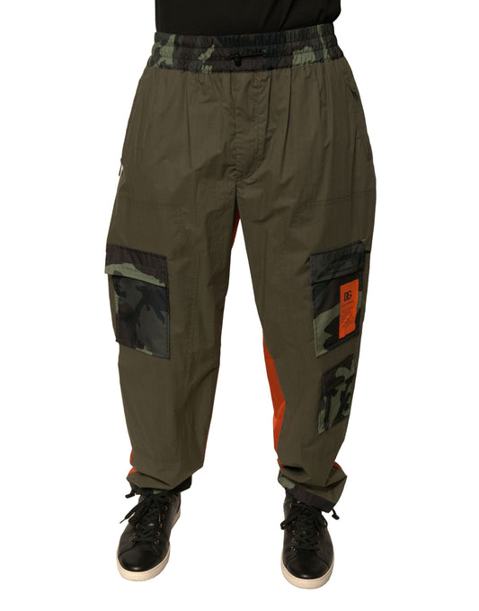 Dolce & Gabbana Multicolor Camouflage Jogger Cargo Pants - IT48 | M