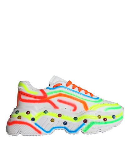 Dolce & Gabbana Multicolor Daymaster LED Lighted Sneaker Shoes - EU44/US11