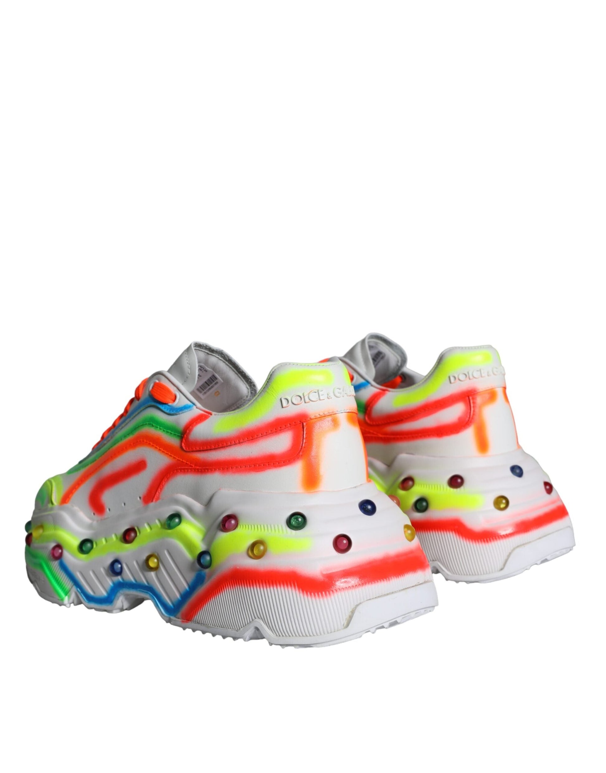 Dolce & Gabbana Multicolor Daymaster LED Lighted Sneaker Shoes - EU44/US11