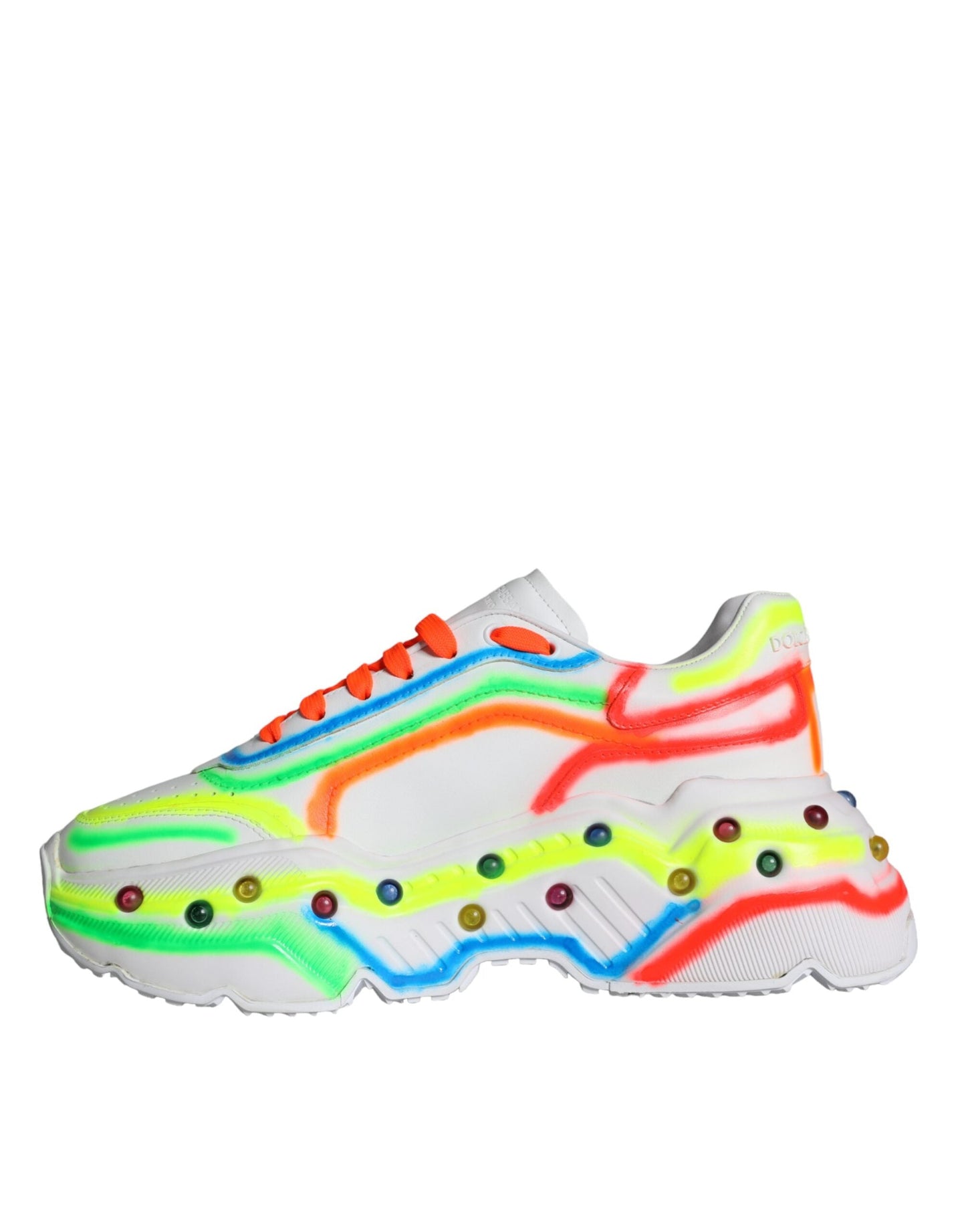 Dolce & Gabbana Multicolor Daymaster LED Lighted Sneaker Shoes - EU44/US11