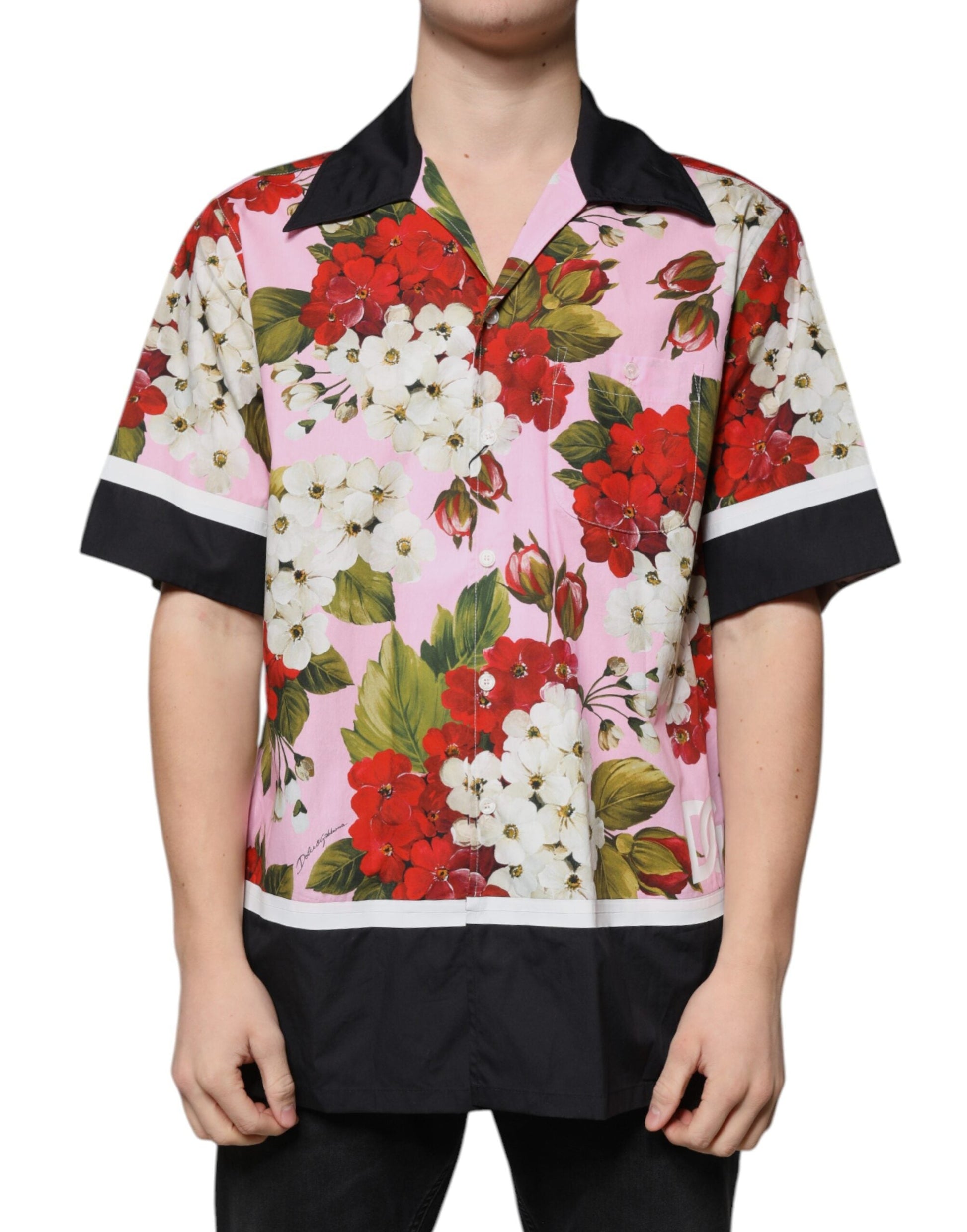 Dolce & Gabbana Multicolor Floral Button Down Casual Shirt - IT40 | M