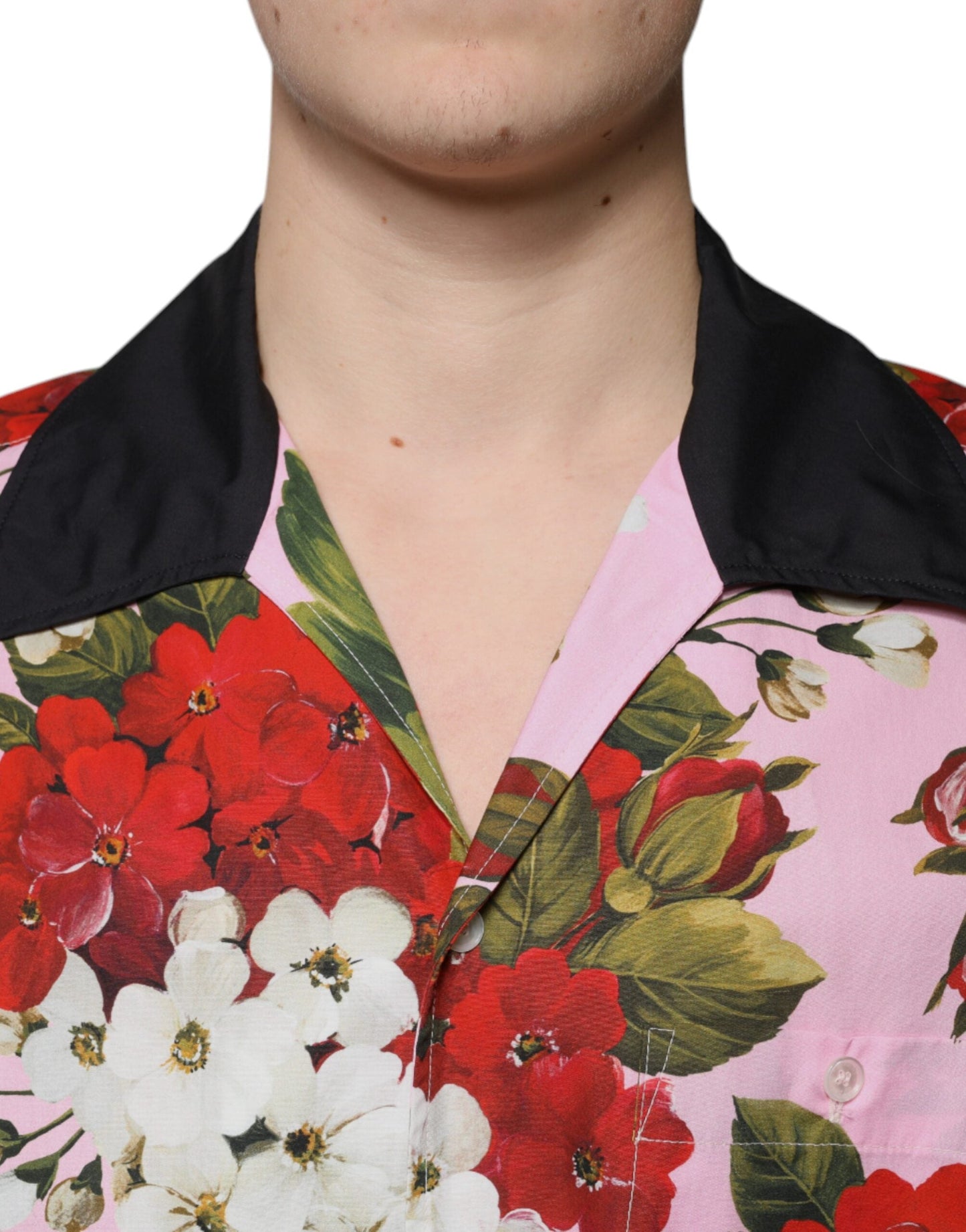 Dolce & Gabbana Multicolor Floral Button Down Casual Shirt - IT40 | M