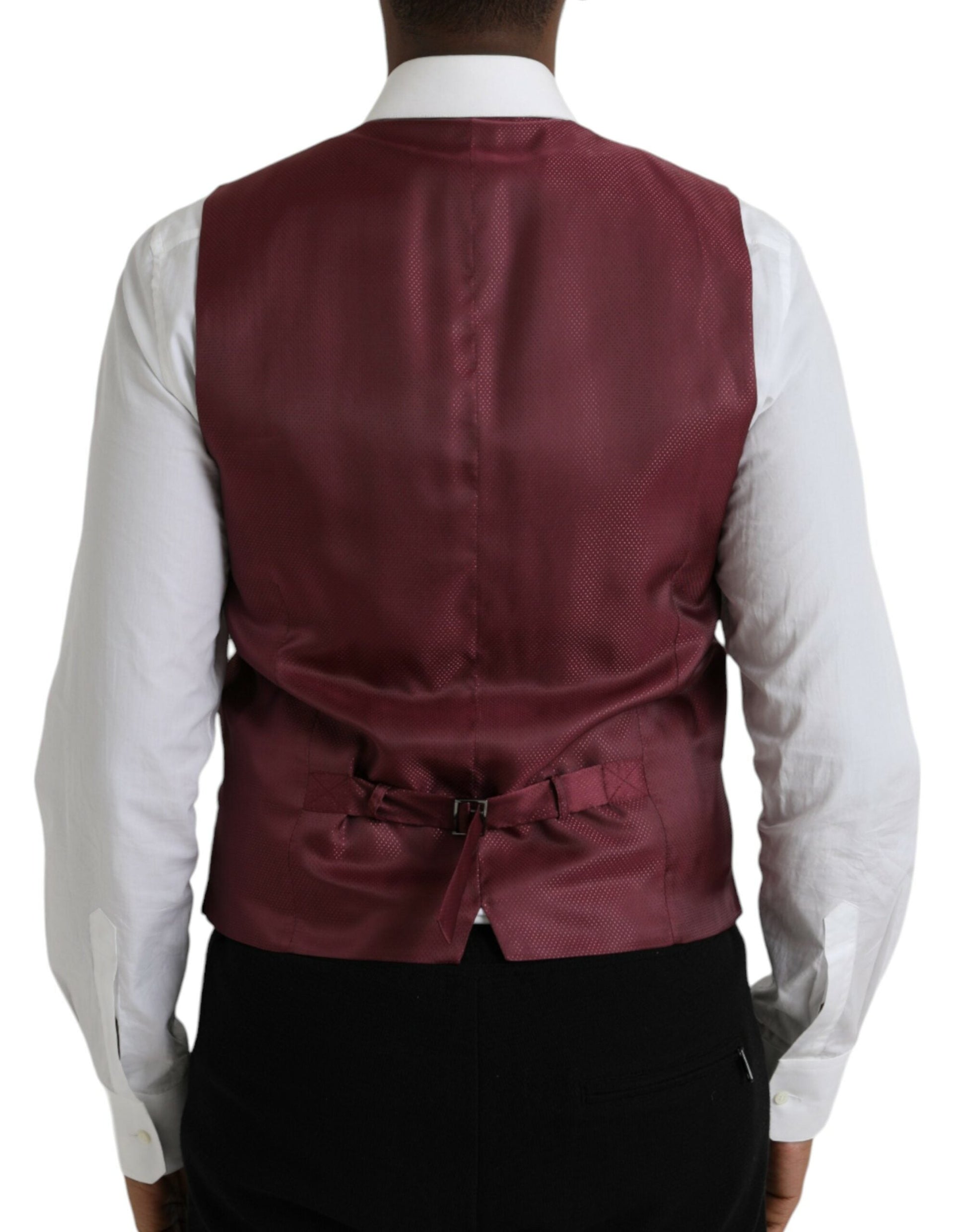 Dolce & Gabbana Multicolor Galaxy Silk Waistcoat Formal Vest - IT48 | M