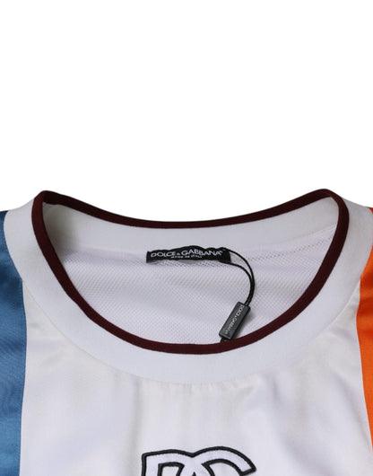 Dolce & Gabbana Multicolor Jersey Tank Sleeveless T-shirt - IT52 | XL