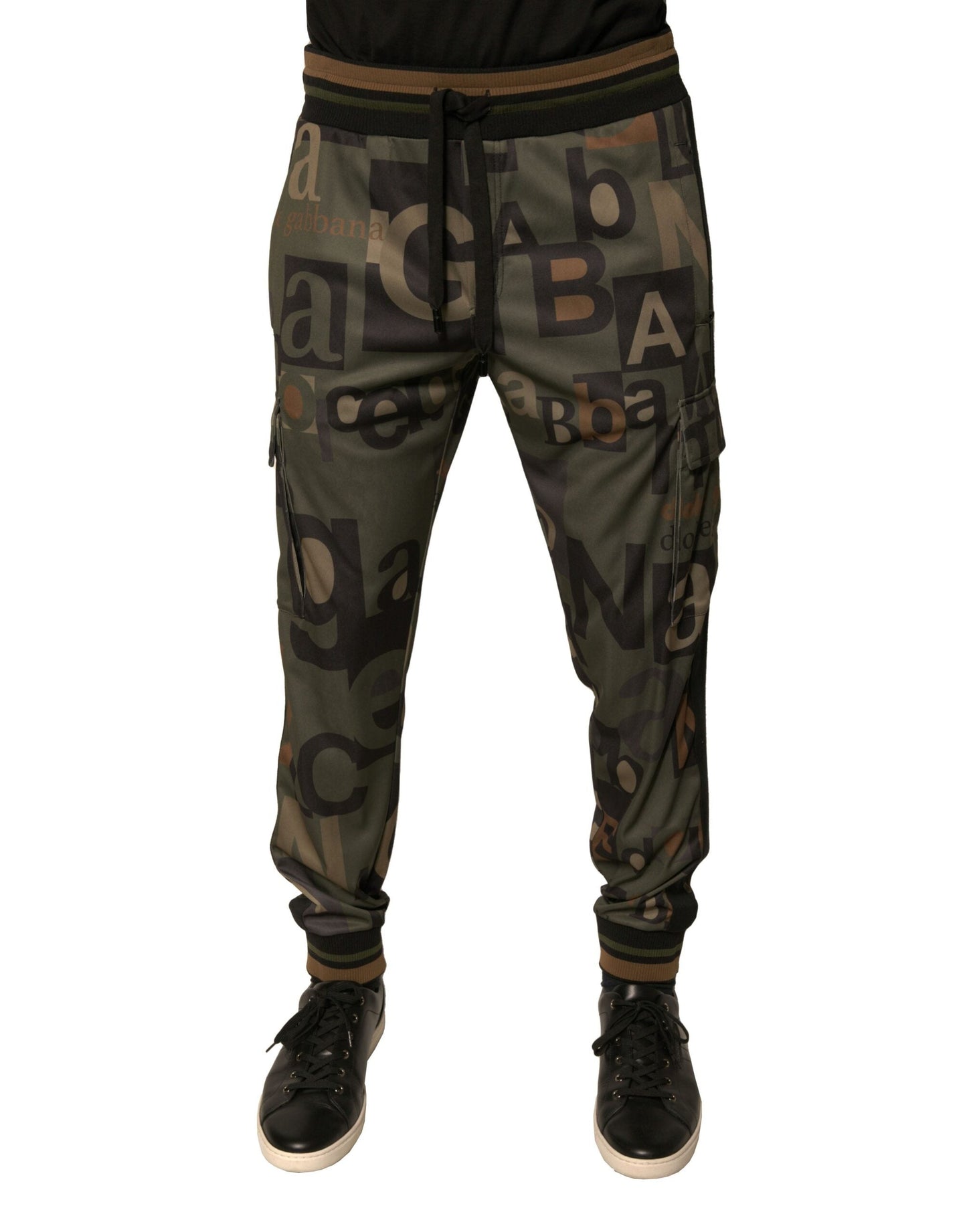 Dolce & Gabbana Multicolor Logo Camouflage Cargo Jogger Pants - IT50 | L