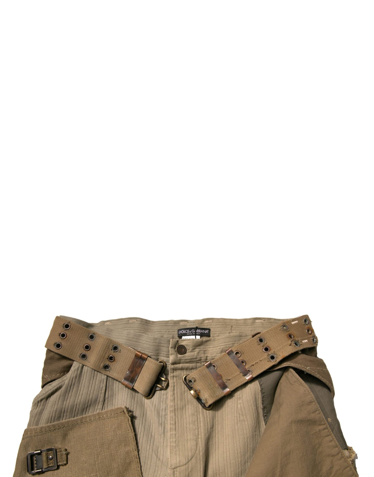 Dolce & Gabbana Multicolor Reconstructed Flight Cargo Pants - IT48 | M