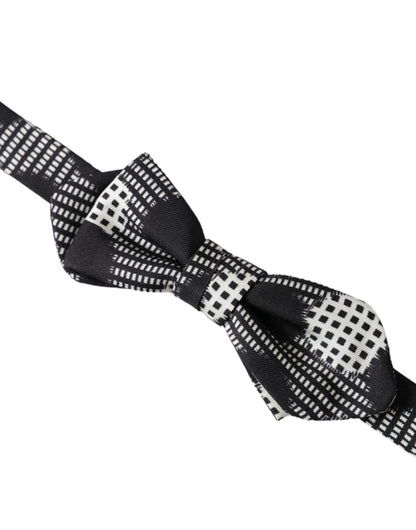 Dolce & Gabbana Multicolor Silk Polka Dot Adjustable Neck Men Papillon Bow Tie