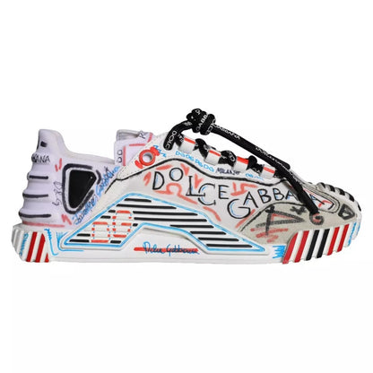 Dolce & Gabbana Multicolor Suede Fabric NS1 Sneakers Shoes - EU35.5/US5