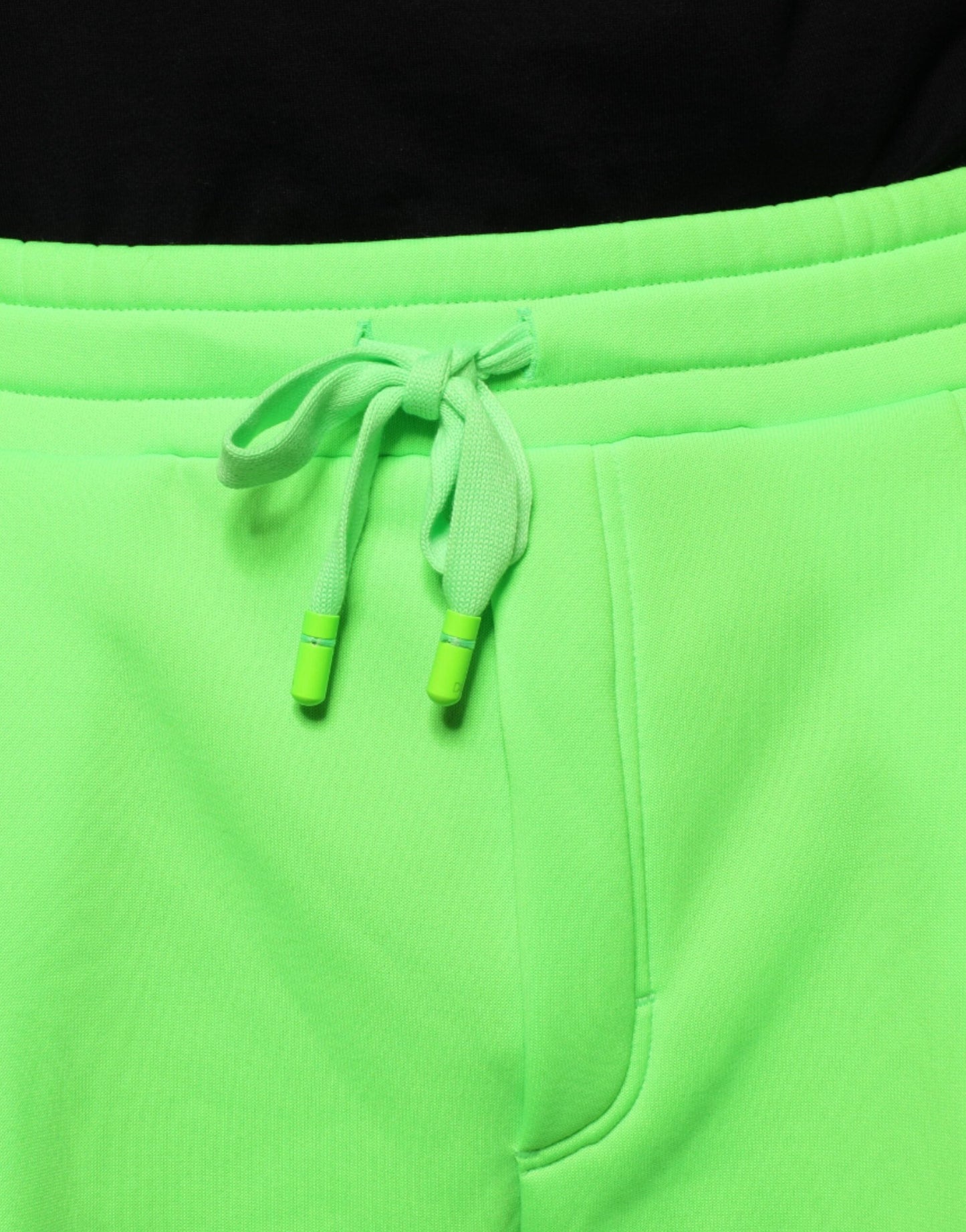 Dolce & Gabbana Neon Green Polyester Cargo Jogger Sweatpants Pants - IT48 | M