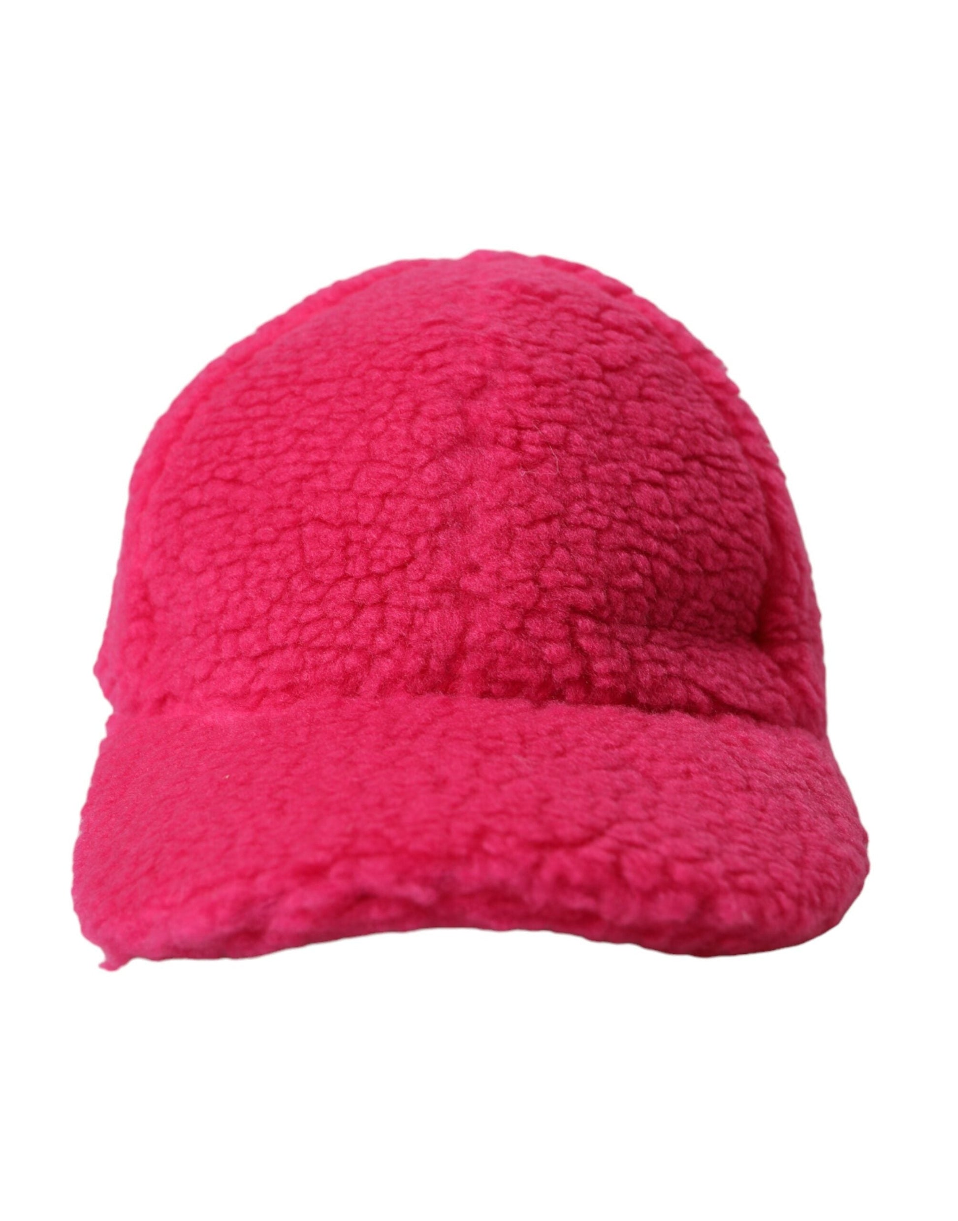 Dolce & Gabbana Pink Fleece Plush Baseball Hat Men - 58 cm|M