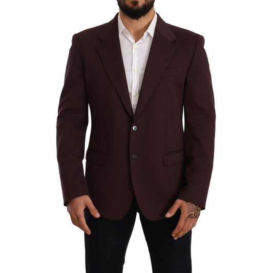 Dolce & Gabbana Purple Cotton Blazer - IT50 | L