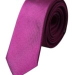 Dolce & Gabbana Purple Solid Satin Silk Adjustable Men Tie