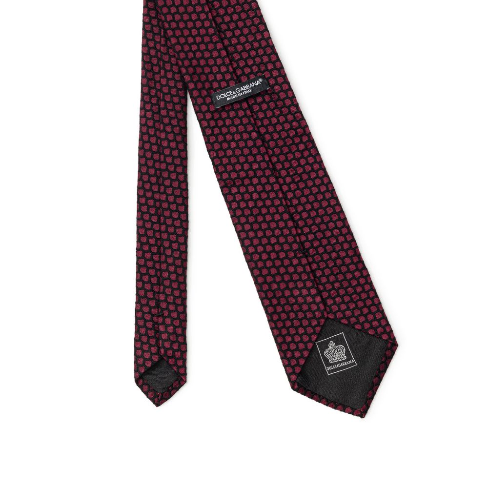 Dolce & Gabbana Purple Wool Ties & Bowty - 8 cm